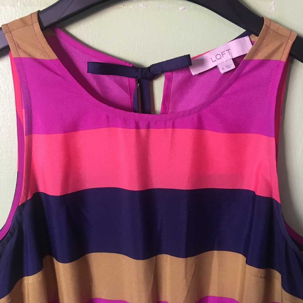 Loft Light-Weight Colorblock Dress